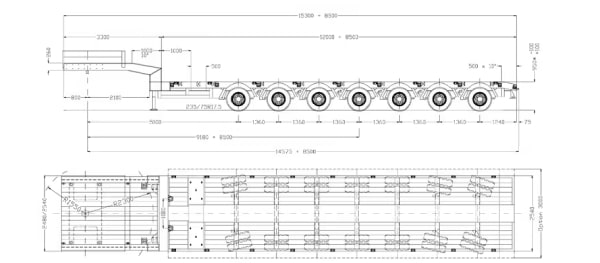 Полуприцеп-тяжеловоз